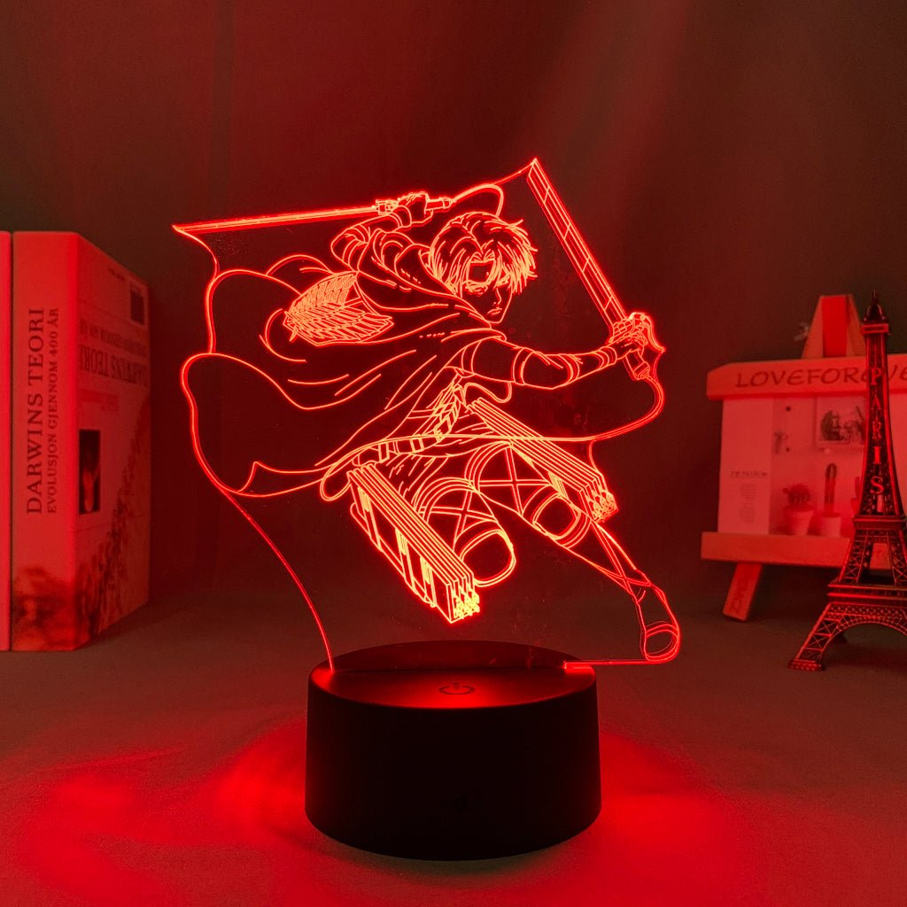 Levi Ackerman 3D LED Lamp