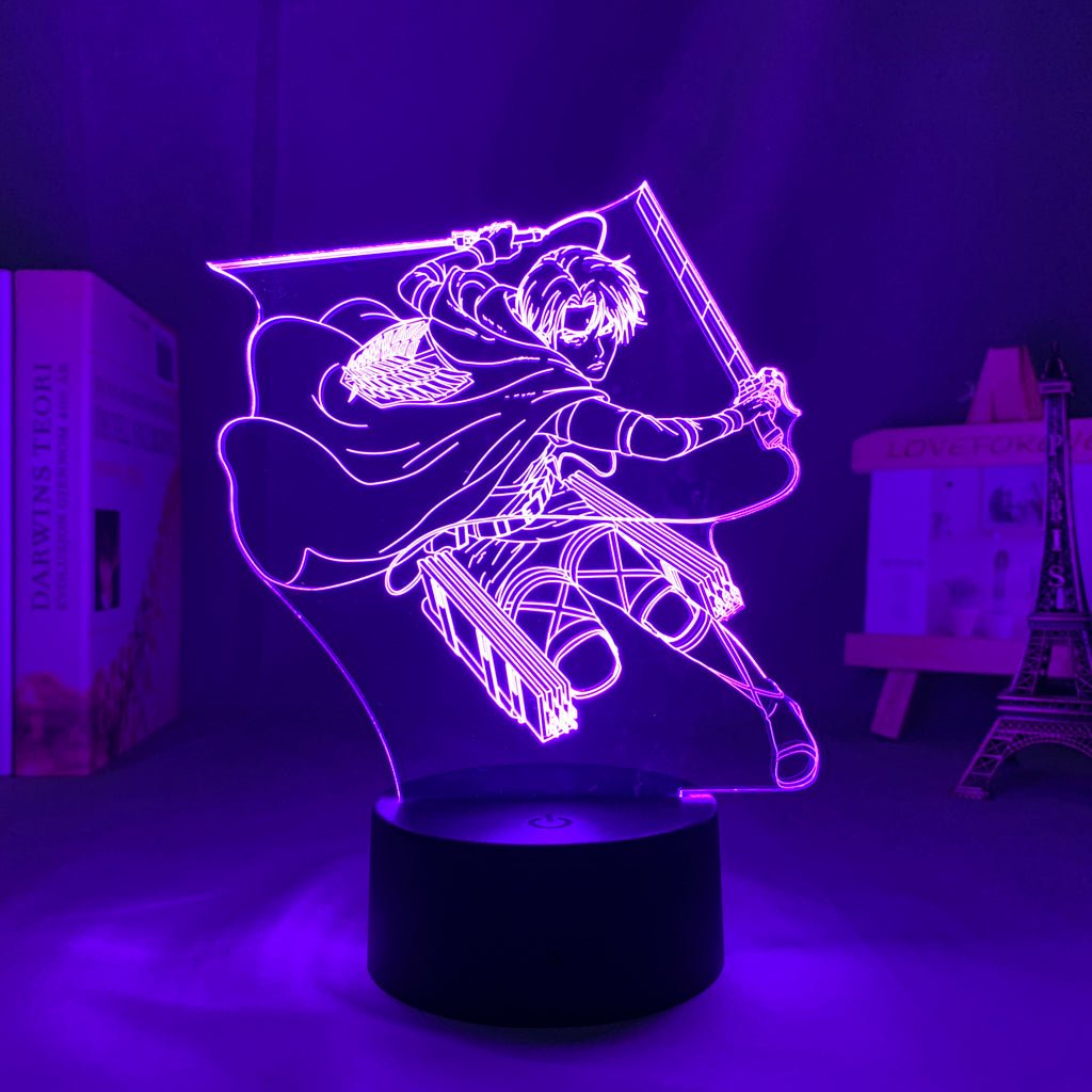 Levi Ackerman 3D LED Lamp