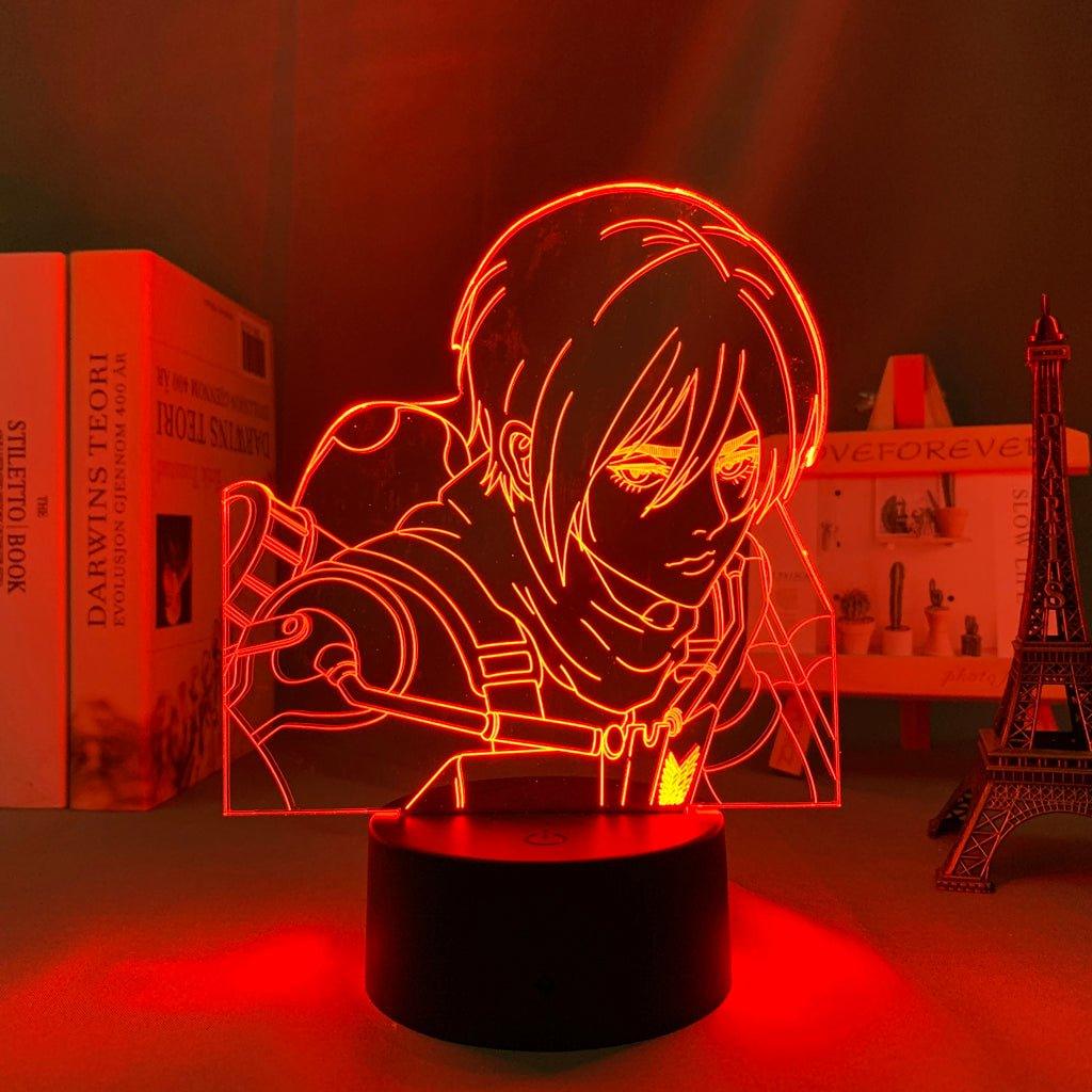 Mikasa Ackerman 3D LED Lamp