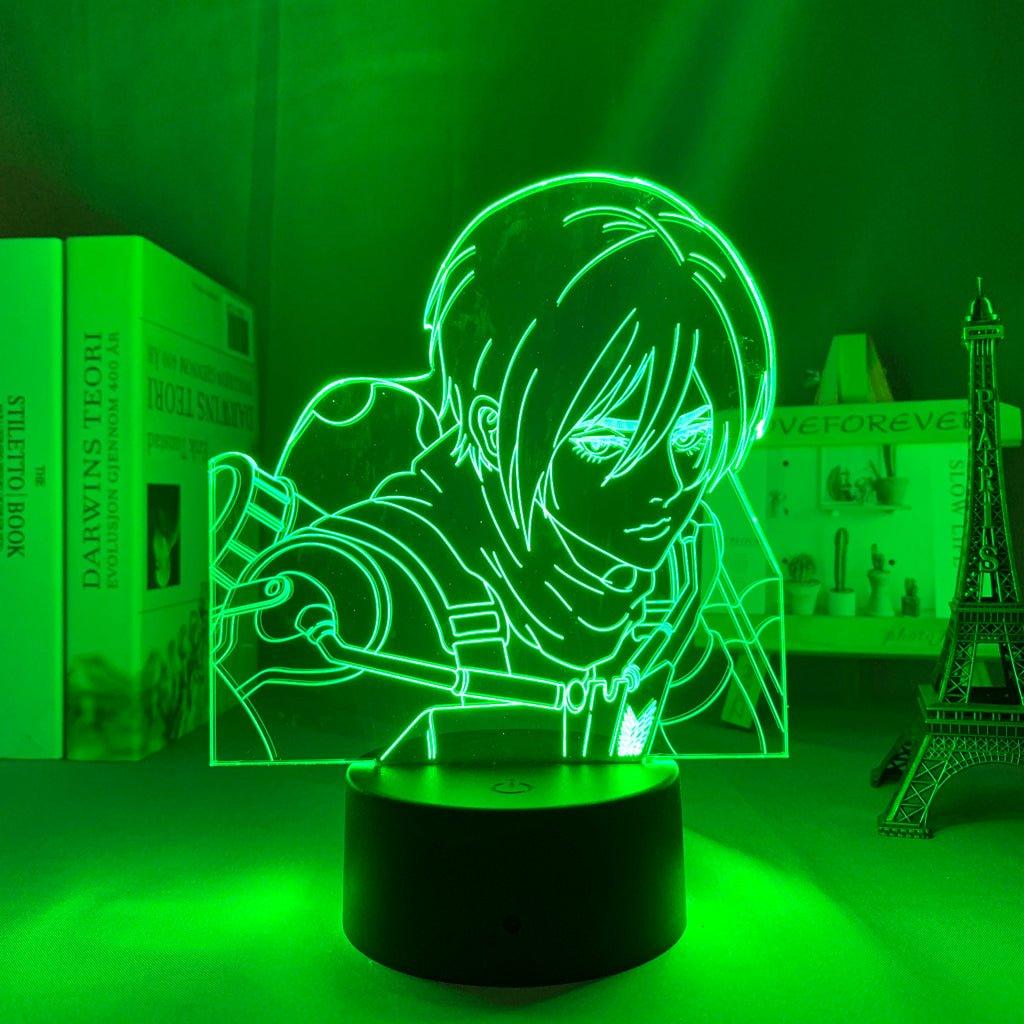 Mikasa Ackerman 3D LED Lamp