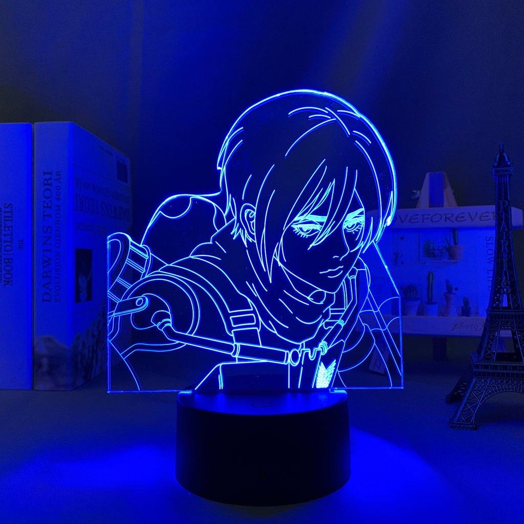 Mikasa Ackerman 3D LED Lamp