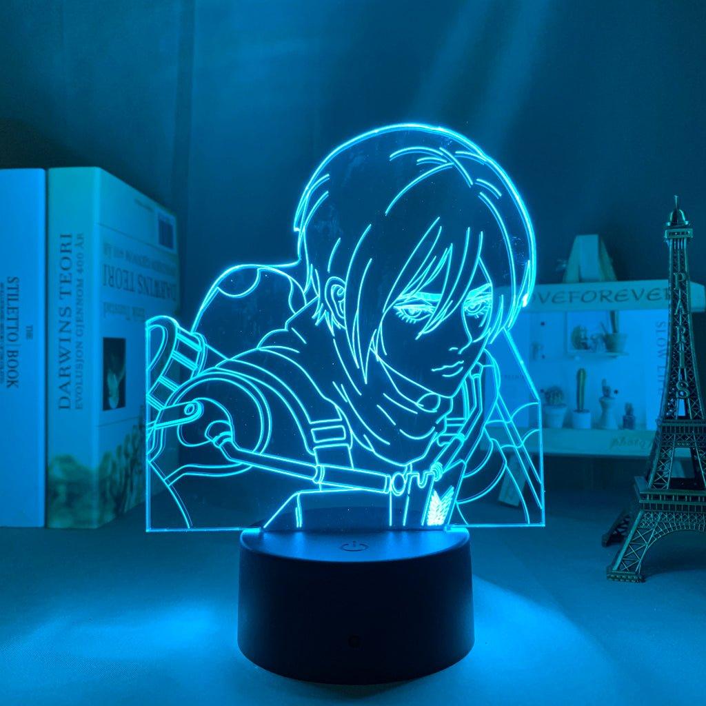 Mikasa Ackerman 3D LED Lamp