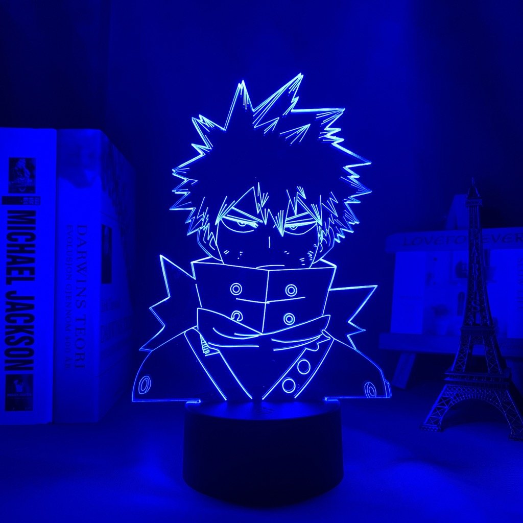 Katsuki Bakugo 3D LED Lamp