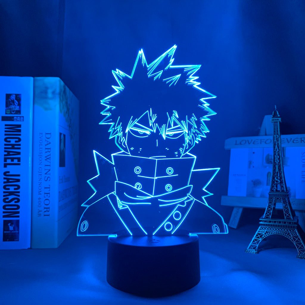 Katsuki Bakugo 3D LED Lamp