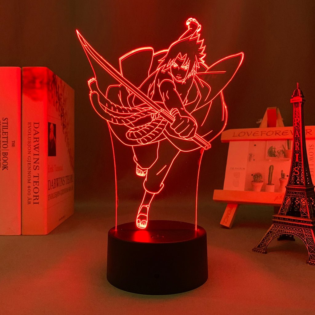 Sasuke Uchiha 3D LED Lamp