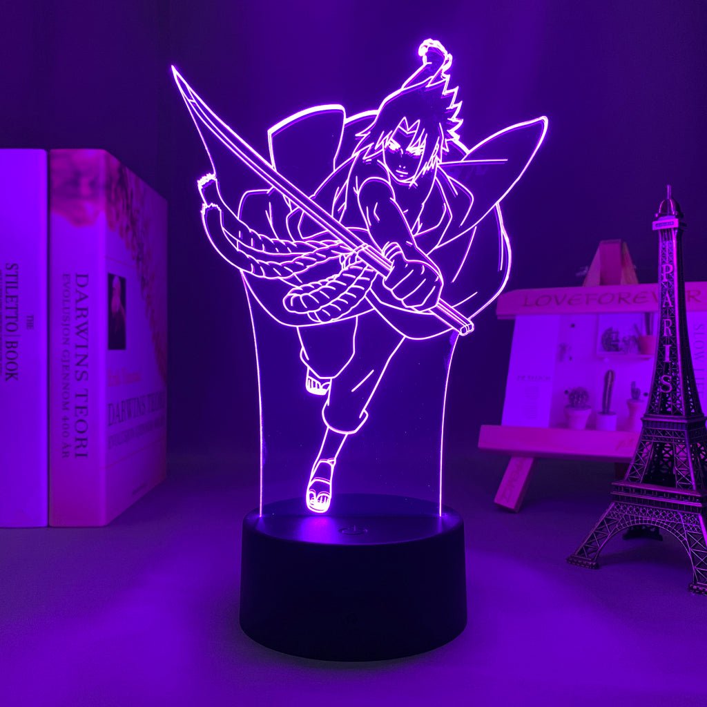 Sasuke Uchiha 3D LED Lamp