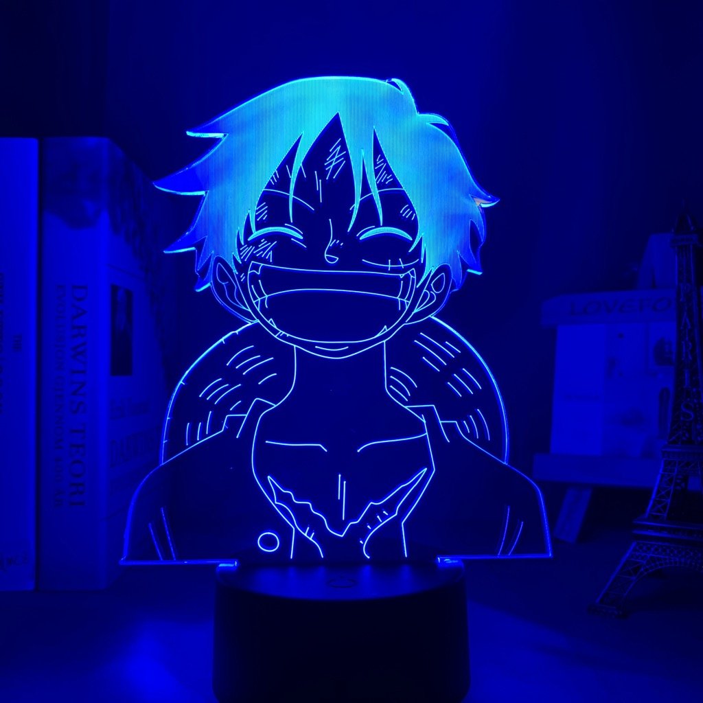 Happy Luffy 3D LED Lamp