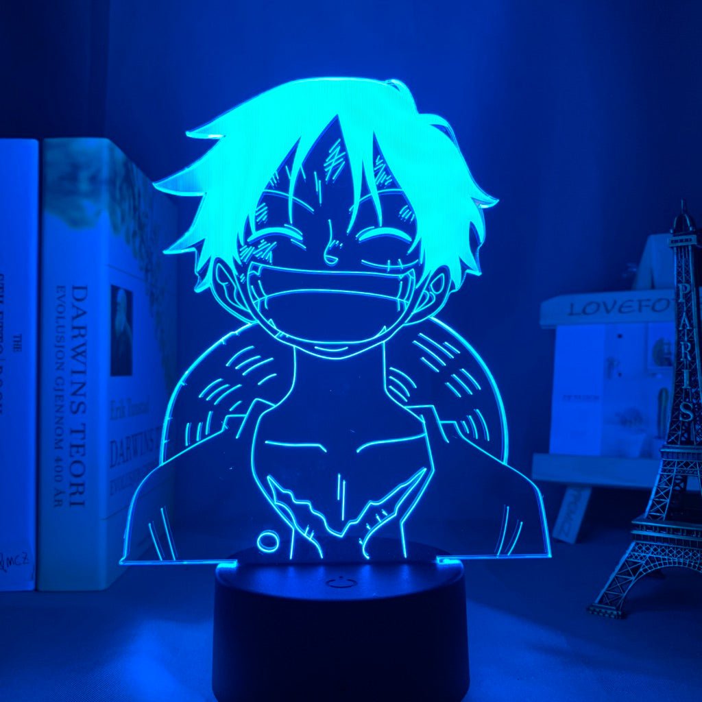 Happy Luffy 3D LED Lamp