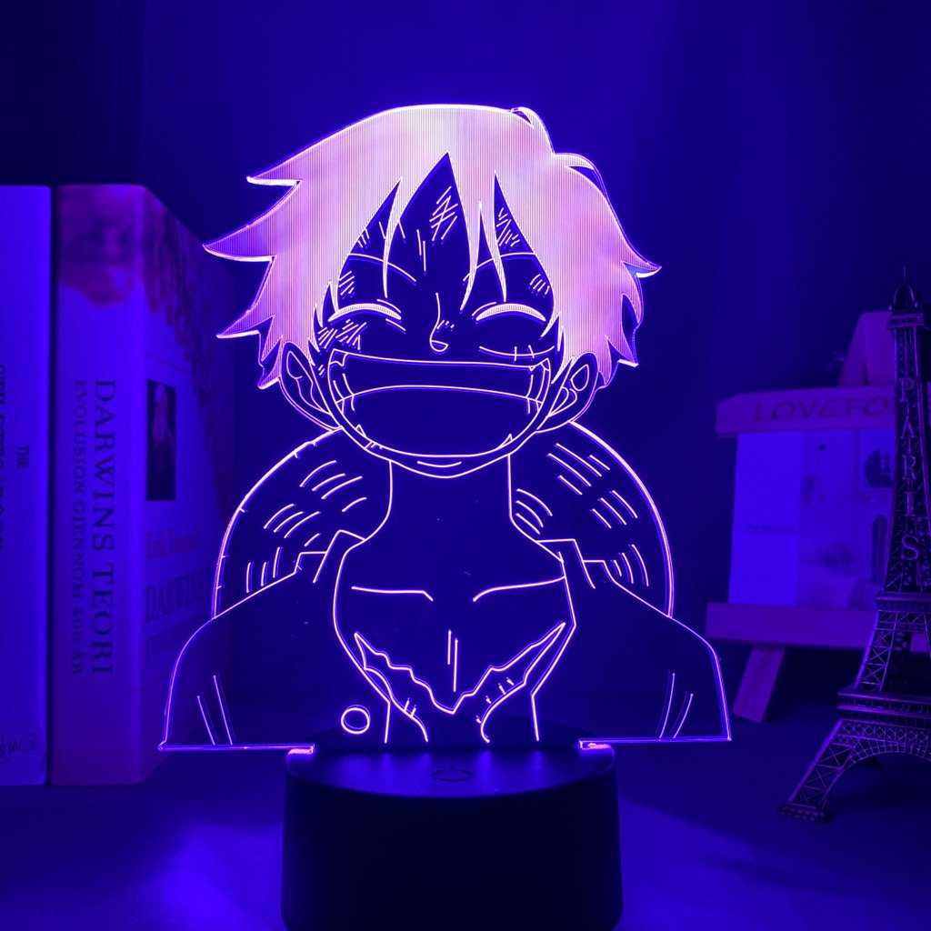 Happy Luffy 3D LED Lamp