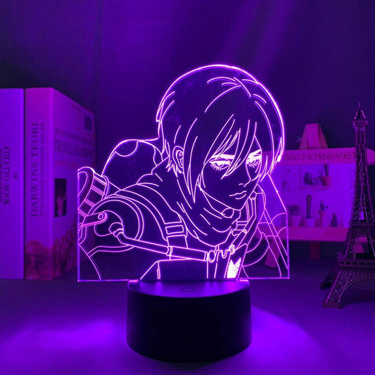 Mikasa Ackerman 3D LED Lamp