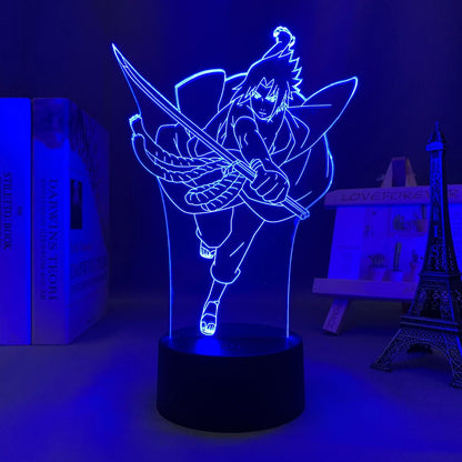 Sasuke Uchiha 3D LED Lamp