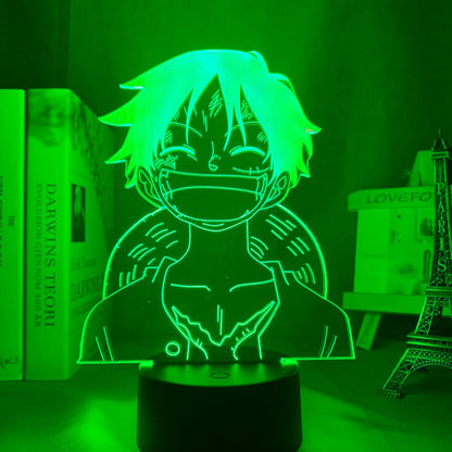 Happy Luffy 3D LED Lamp