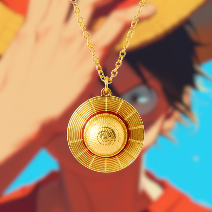 Straw Hat Necklace